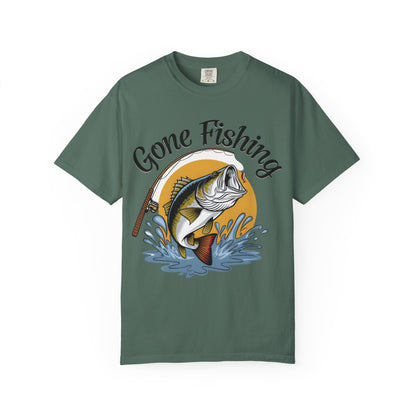 Gone Fishing T-Shirt — Bass Fishing Graphic Tee