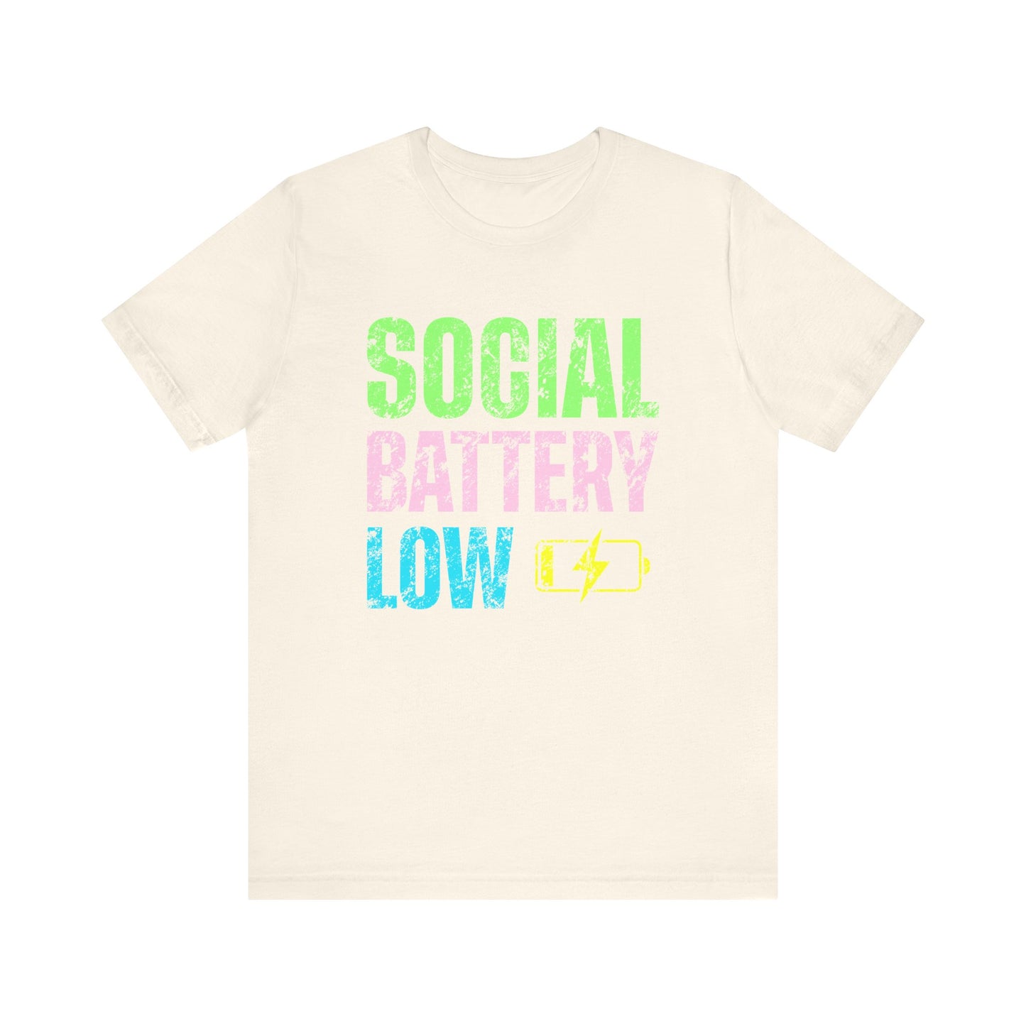 Social Battery Low Tee