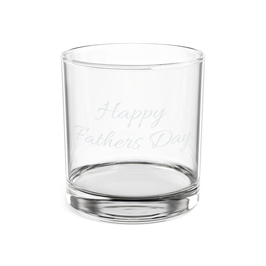 Engraved 'Happy Father's Day' 10oz Rocks Glass