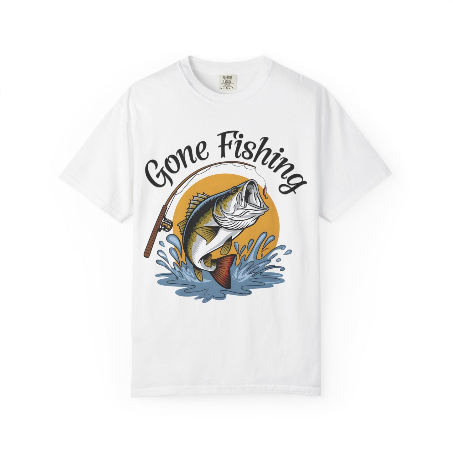 Gone Fishing T-Shirt — Bass Fishing Graphic Tee