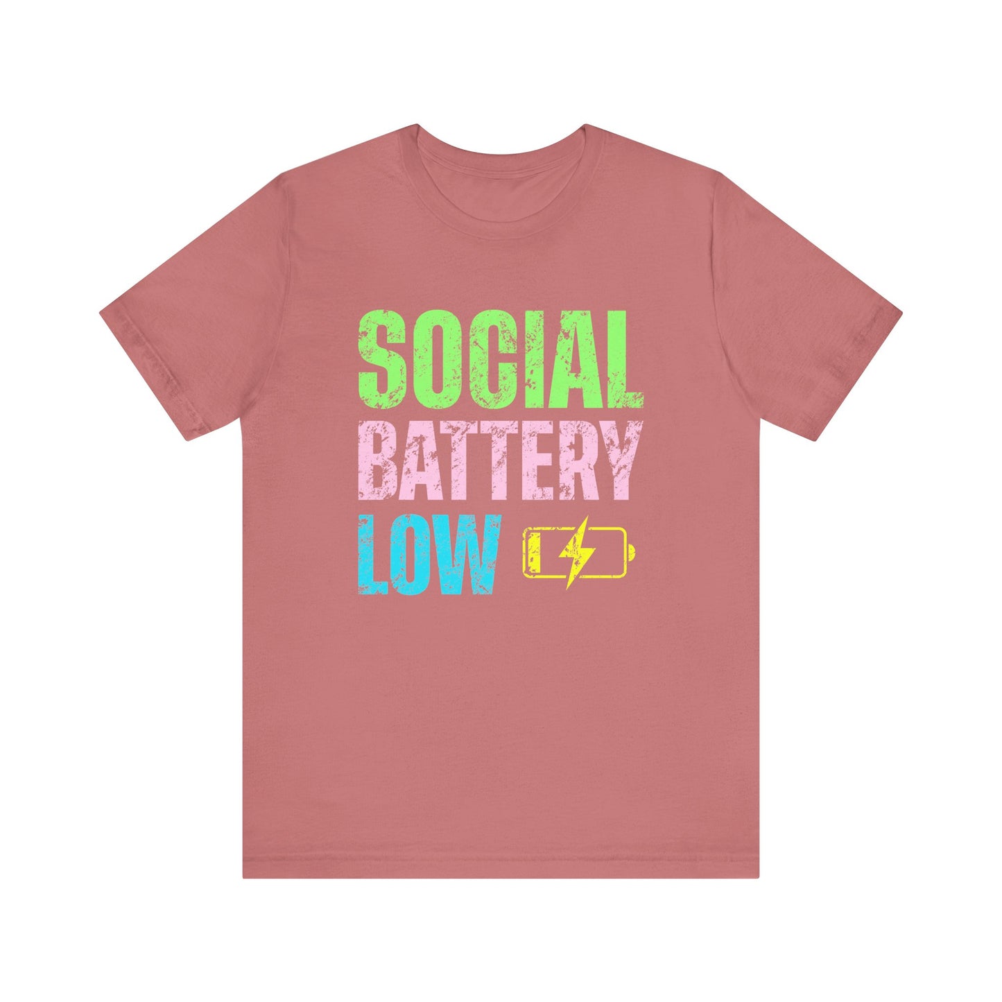 Social Battery Low Tee