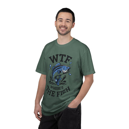WTF Where's The Fish Fishing T-Shirt — Funny Angler Graphic Tee