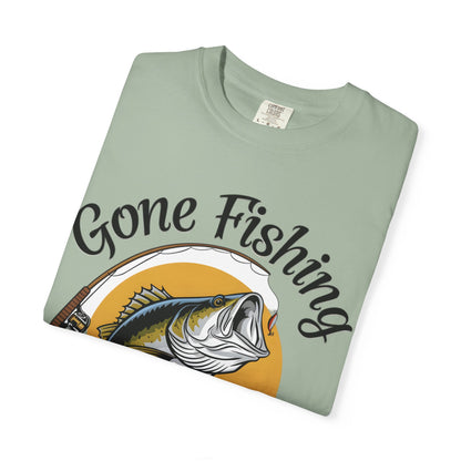 Gone Fishing T-Shirt — Bass Fishing Graphic Tee
