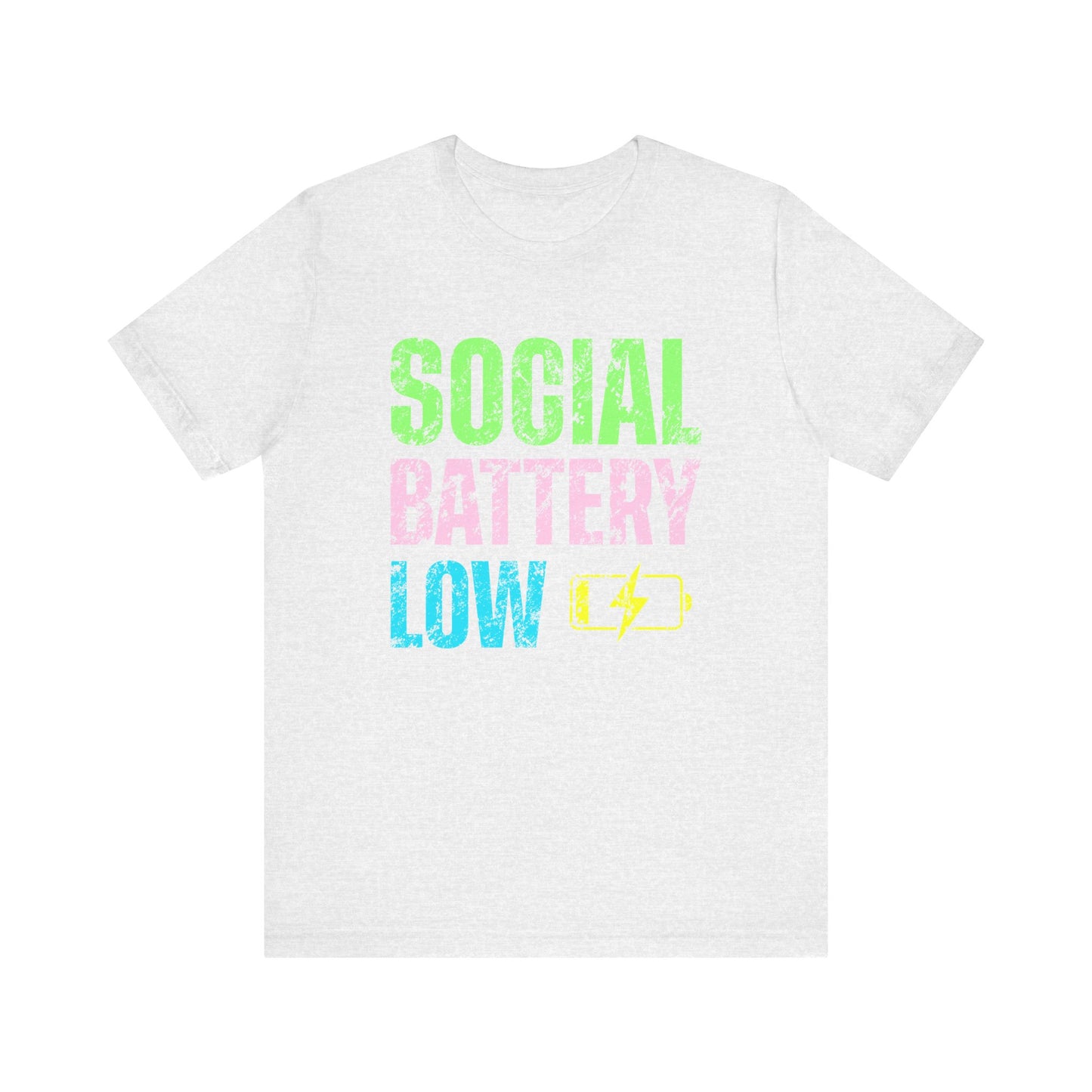 Social Battery Low Tee