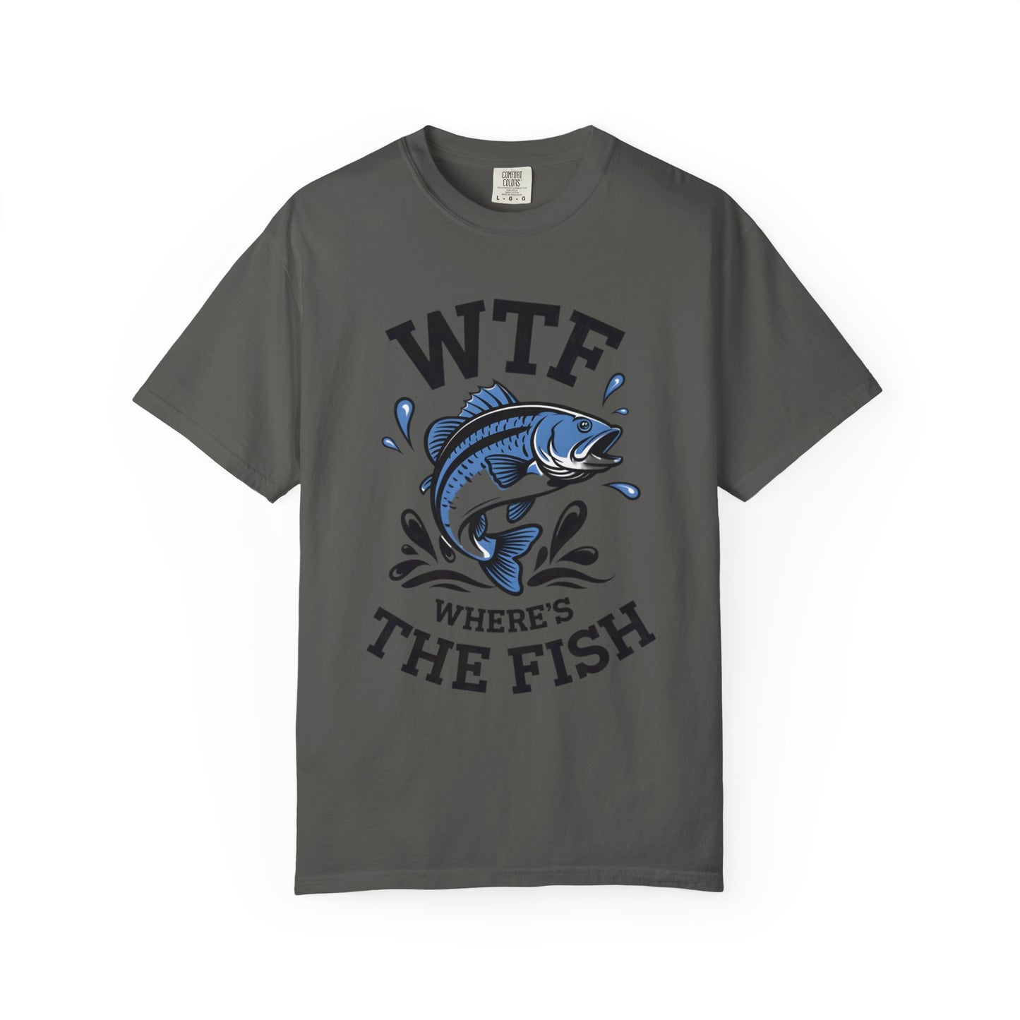 WTF Where's The Fish Fishing T-Shirt — Funny Angler Graphic Tee
