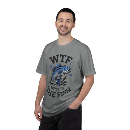 WTF Where's The Fish Fishing T-Shirt — Funny Angler Graphic Tee