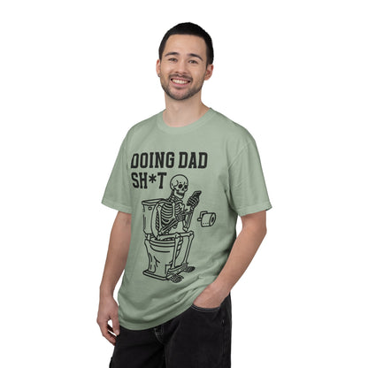 Doing Dad Sh*t T-Shirt — Funny Skeleton Toilet Dad Humor Tee