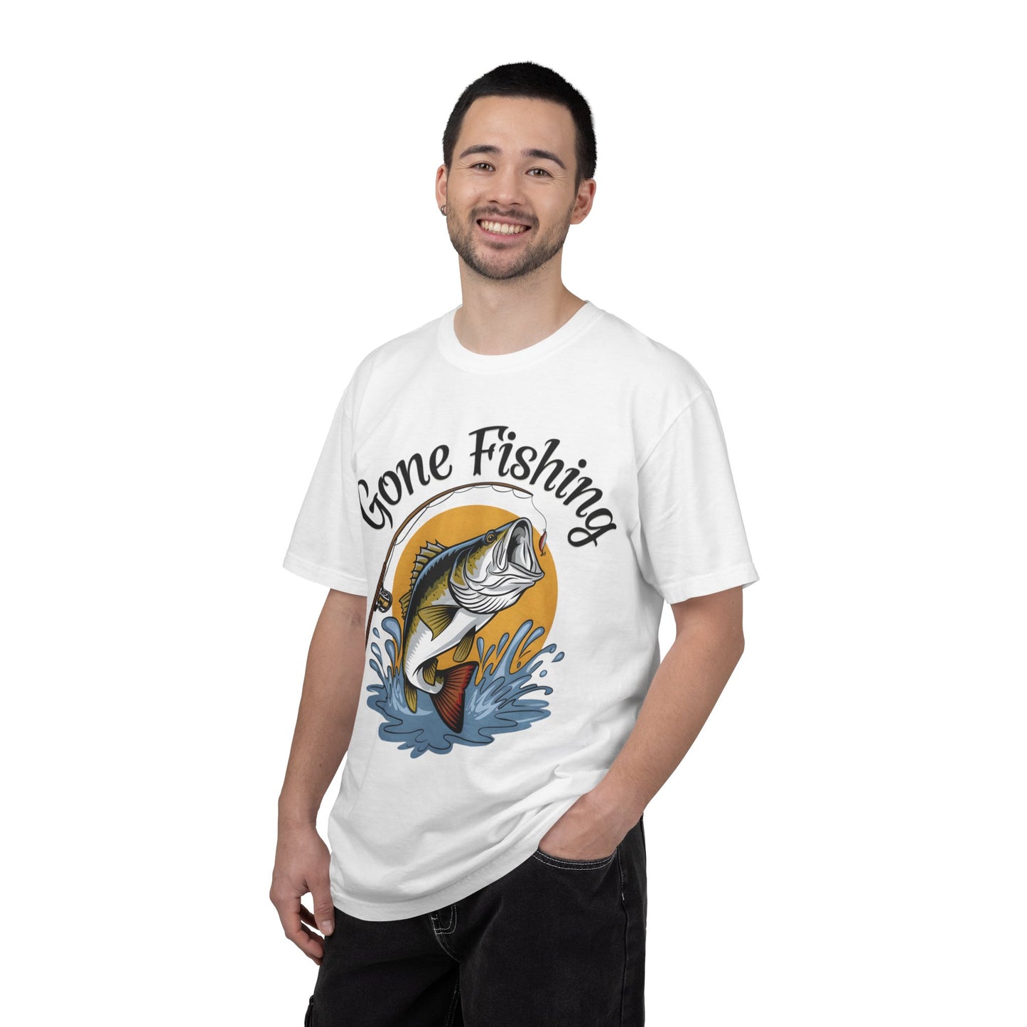 Gone Fishing T-Shirt — Bass Fishing Graphic Tee
