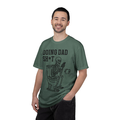Doing Dad Sh*t T-Shirt — Funny Skeleton Toilet Dad Humor Tee