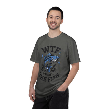 WTF Where's The Fish Fishing T-Shirt — Funny Angler Graphic Tee