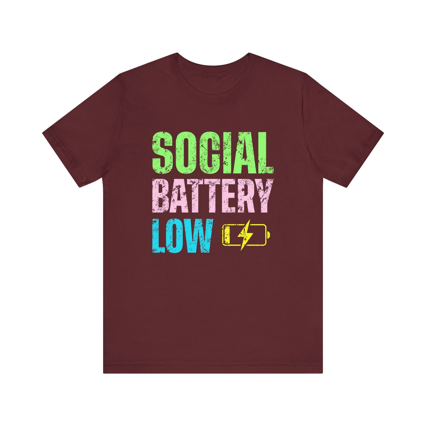 Social Battery Low Tee