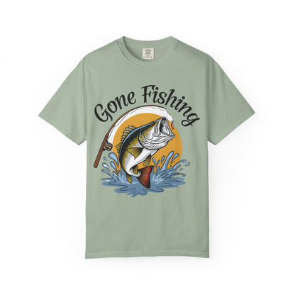 Gone Fishing T-Shirt — Bass Fishing Graphic Tee