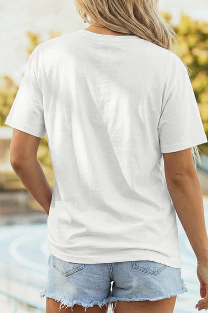 White Easy Peasy Lemon Squeezy Graphic Tee