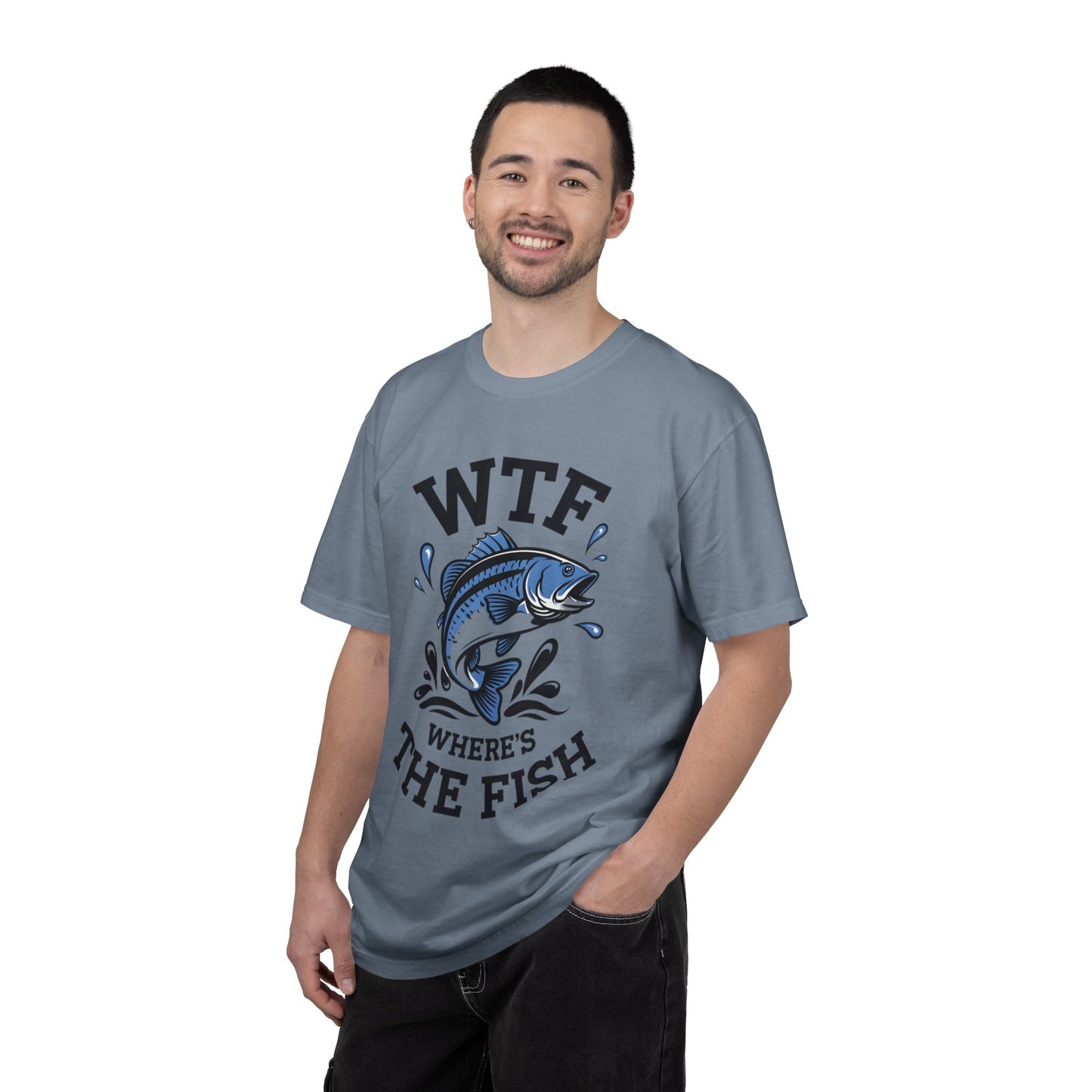 WTF Where's The Fish Fishing T-Shirt — Funny Angler Graphic Tee