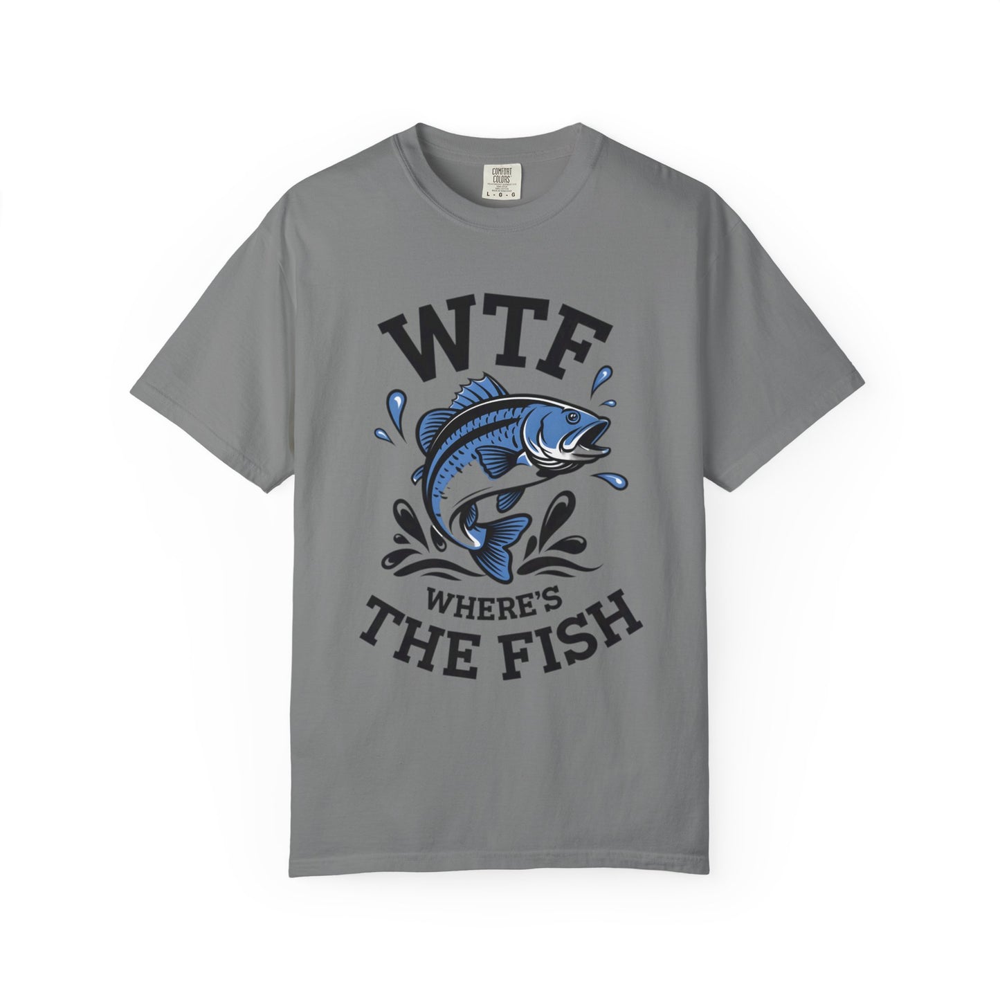 WTF Where's The Fish Fishing T-Shirt — Funny Angler Graphic Tee