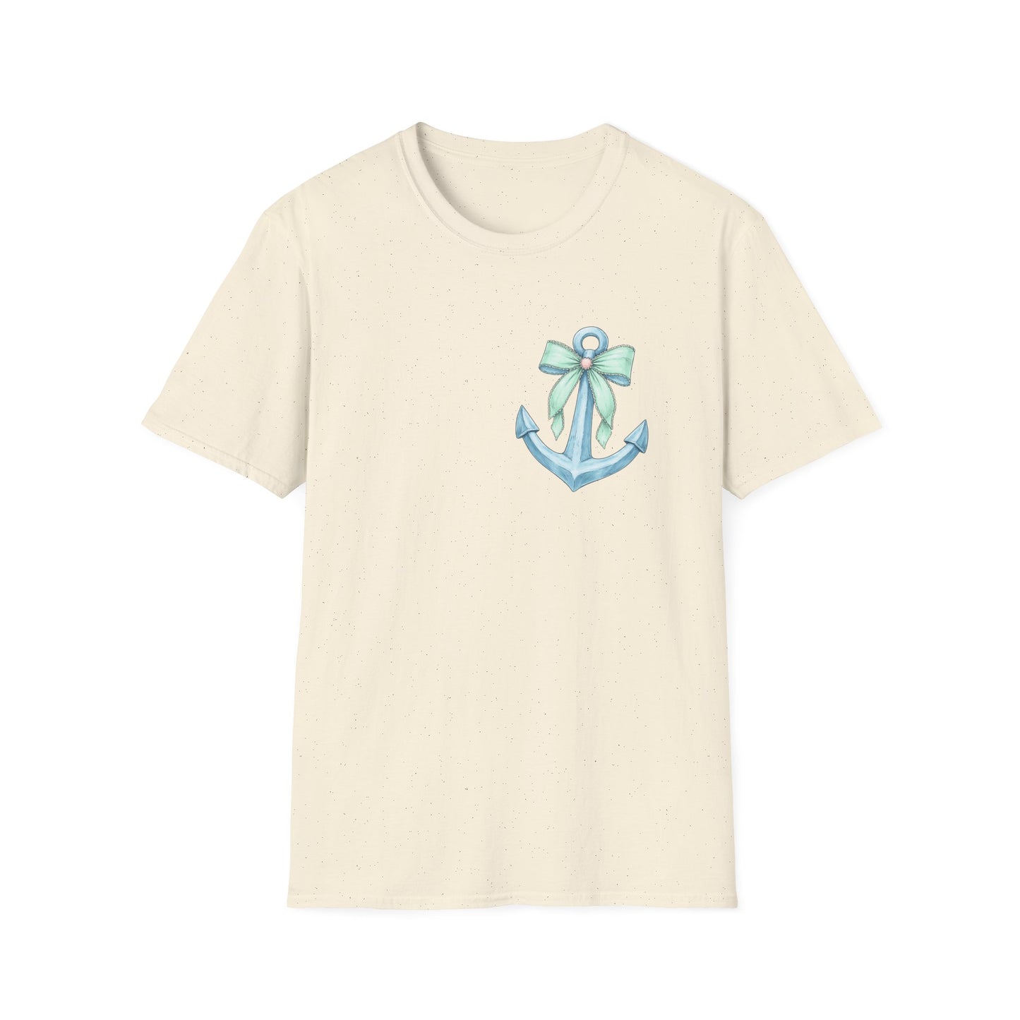 Anchor with Mint Bow Tee