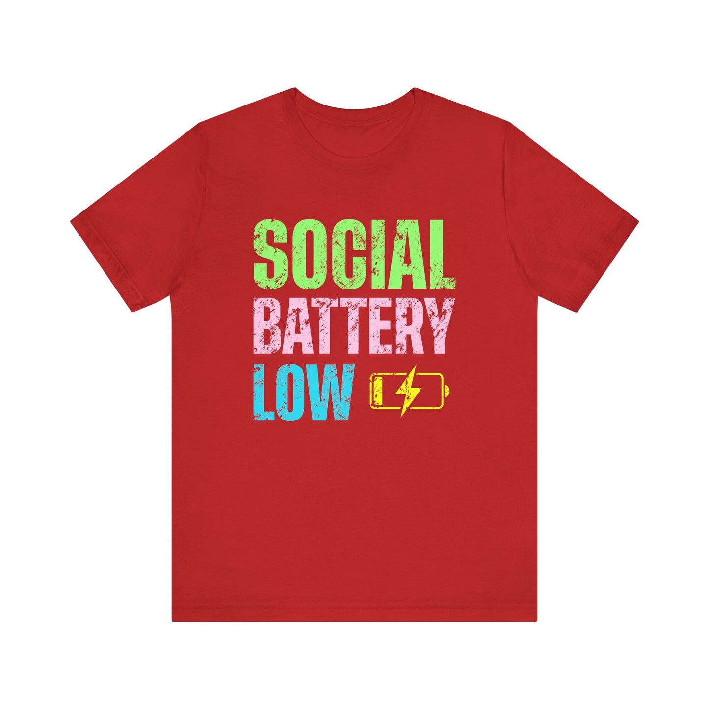 Social Battery Low Tee
