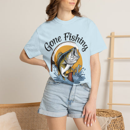 Gone Fishing T-Shirt — Bass Fishing Graphic Tee