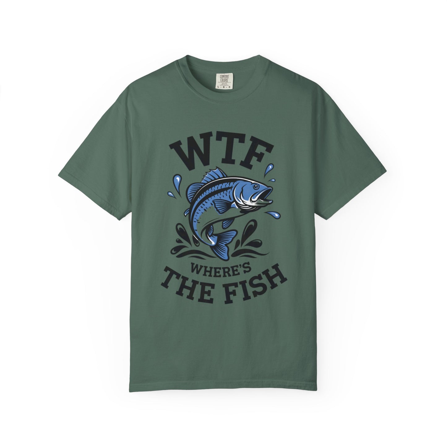 WTF Where's The Fish Fishing T-Shirt — Funny Angler Graphic Tee